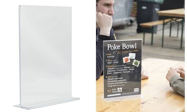 DISPLAY PORTAMENU' a T 10,5x15cm (A6) Securit-1
