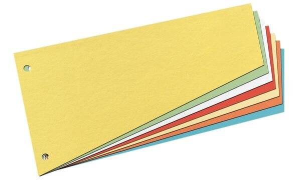 Herlitz Strips separati trapezoidale box Manila giallo per DIN A4 pugni 120 x 230 mmn per più visibile (10838381)
