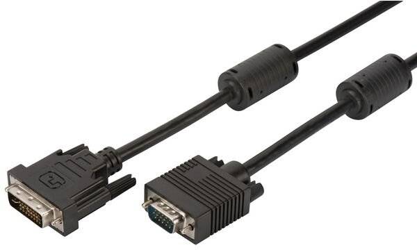 CAVO MONITOR CONNETTORI DVI 24+5 MASCHIO/VGA 15 POLI MASCHIO MT.1.80-2