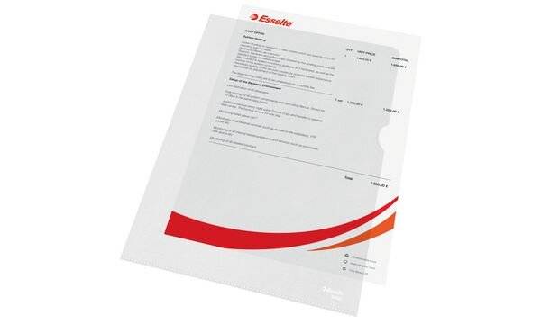 Esselte 54820 cartella Polipropilene (PP) Trasparente A4-1