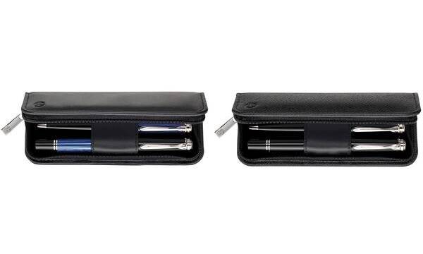 Custodia in pelle martellata Pelikan 958025, nera-2