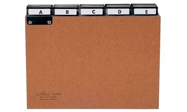 DURABLE Leitregister A5 5/5-tlg. A-Z angenietet Preßspan 1 ST 425511-5