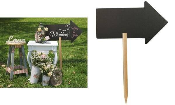 Silhouette Board Sticks - forma freccia - 67x49,2 cm - nero - Securit
