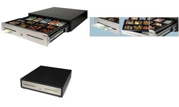 Safescan HD-4646S - Cash Drawer - Schwarz, Silber (132-0427)-4