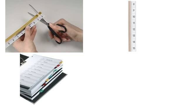 DURABLE Registertaben TABFIX® 200x13mm selbstklebend 1 Beutel à 5 St. 840319-1
