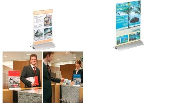 DURABLE Tischaufsteller PRESENTER A4 hoch 1 ST 858919-6