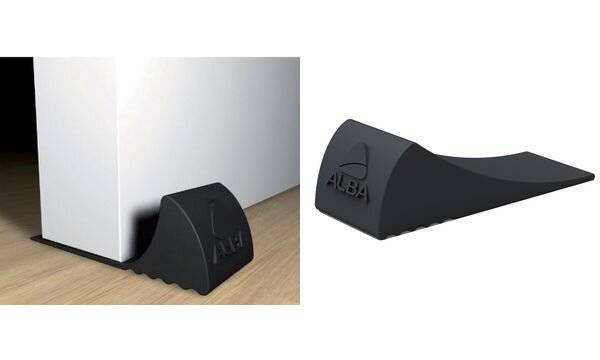 ALBA Türkeil DOORPOP1 N, aus Elastomer, schwarz Anti-Rutsch-Türblock aus Elastomer, Maße: (B)80 mm x (T)30 x - 1 Stück (-1