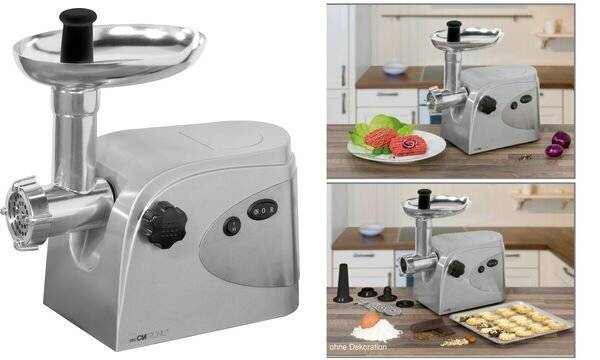 Clatronic FW3151 263315 Tritacarne 550 W Grigio-Argento-1