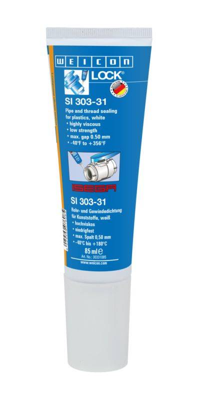 Sigillanti per viti e filetti WEICON 30331085 WEICONLOCK® SI 303-31 85 ml Pipe and thread sealing-0
