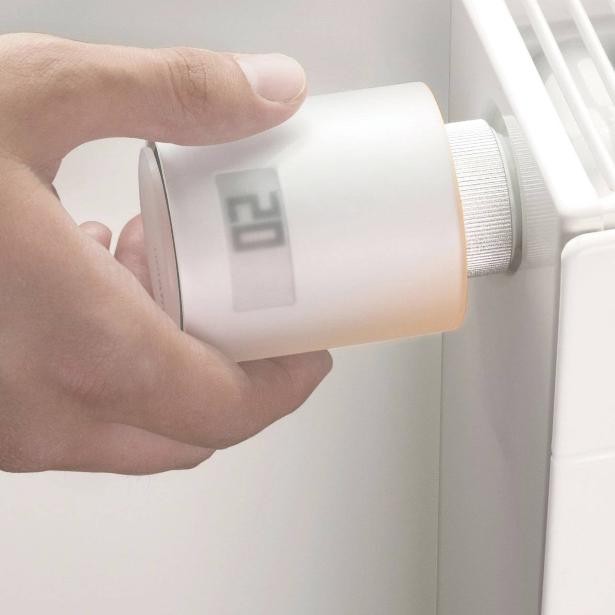 Netatmo Set 3 Valvole Termostatiche Intelligenti Aggiuntive per il Termostato Intelligente e per il Kit di base per risc-3