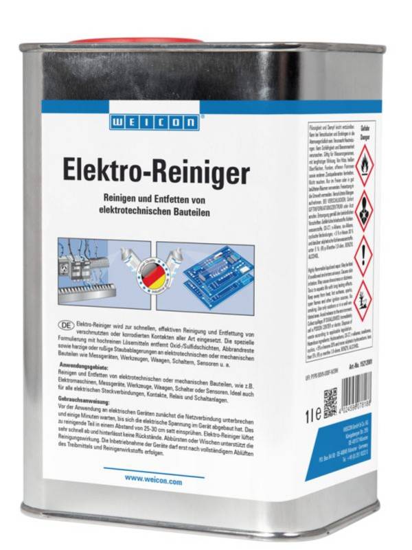 Detergenti e sgrassanti WEICON 15212001 Electro Contact Cleaner 1 L