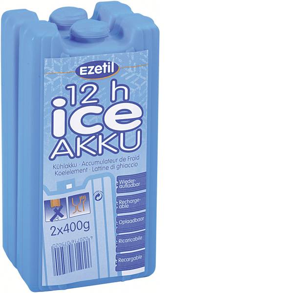 Accessori e ricambi per mini frigo - Ezetil Batterie per frigo 2 x 400 g (L x L x A) 165 x 88 x 35 mm - Accessori e ricambi per mini frigo - Ezetil Batterie per frigo 2 x 400 g (L x L x A) 165 x 88 x 35 mm -