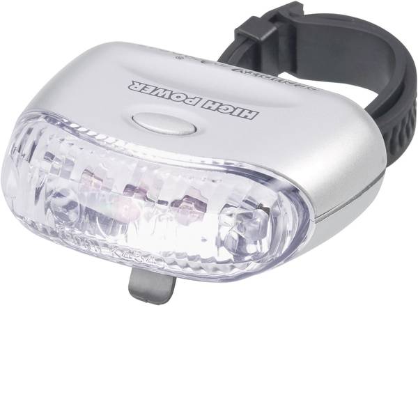 Luci per bicicletta - Security Plus Fanale posteriore DR47 LED a batteria Argento - Luci per bicicletta - Security Plus Fanale posteriore DR47 LED a batteria Argento -