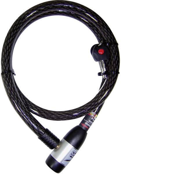 Lucchetti da bicicletta - Lucchetto a cavo Security Plus PK 96 Nero Lucchetto a chiave - Lucchetti da bicicletta - Lucchetto a cavo Security Plus PK 96 Nero Lucchetto a chiave -