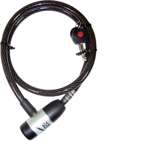 Lucchetti da bicicletta - Lucchetto a cavo Security Plus K86 Nero Lucchetto a chiave - Lucchetti da bicicletta - Lucchetto a cavo Security Plus K86 Nero Lucchetto a chiave -