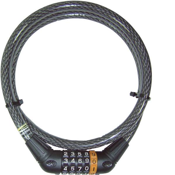 Lucchetti da bicicletta - Lucchetto a cavo Security Plus Z 69 Grigio Lucchetto a codice - Lucchetti da bicicletta - Lucchetto a cavo Security Plus Z 69 Grigio Lucchetto a codice -
