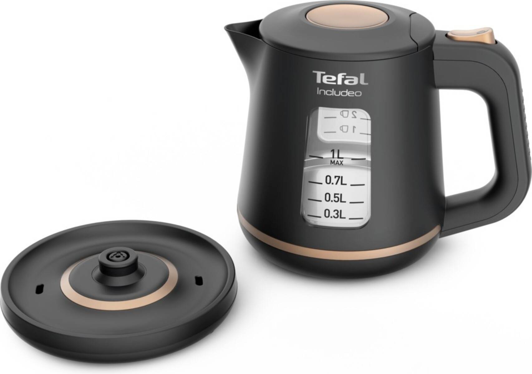 Tefal Includeo KI5338 - 1 l - 2400 W - Schwarz - Kunststoff - Wasserstandsanzeige (KI5338)-3