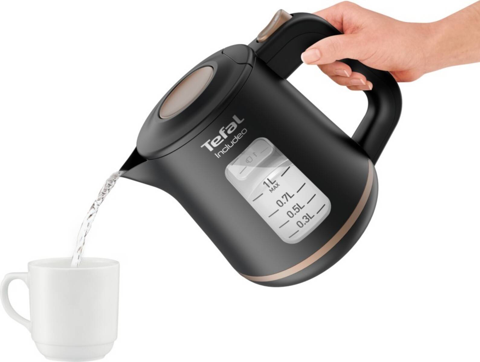 Tefal Includeo KI5338 - 1 l - 2400 W - Schwarz - Kunststoff - Wasserstandsanzeige (KI5338)-4