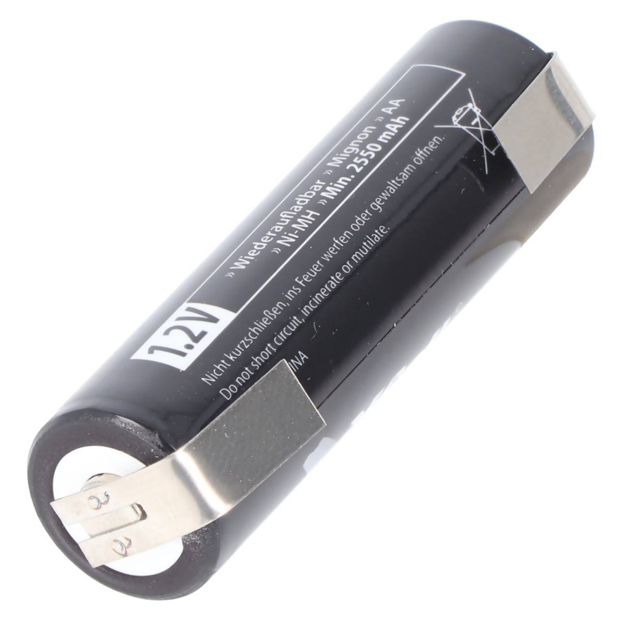 Batteria da 2550 mAh adatta per la batteria del rasoio PHILIPS 5810XL, 5811XL, 5814XL, 5818XL, HP2750, HQ6675-1