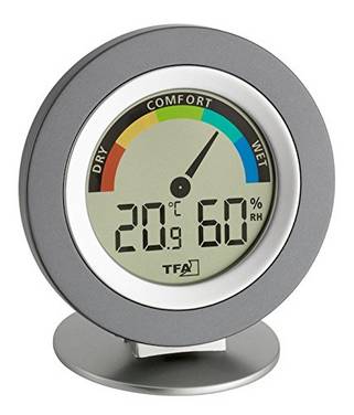 TFA® COSY 30.5019 Hygrometer schwarz