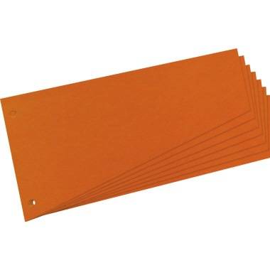 Strisce di separazione Herlitz trapezoidale box Manila arancione per A4 perforato 120 x 230 mmn per più visibili (108384-0