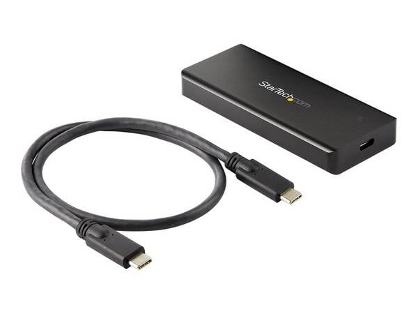 StarTech.com Enclosure SSD PCIe M.2 NVMe USB-C 10 Gbps - Custodia esterna robusta in alluminio M.2 PCIe M-Key Classif