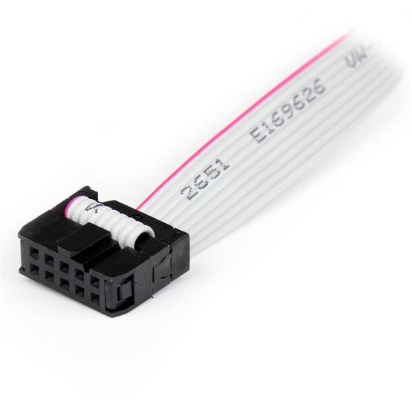 StarTech.com Staffa porta seriale DB9 16" a 2 porte a header a 10 pin-1