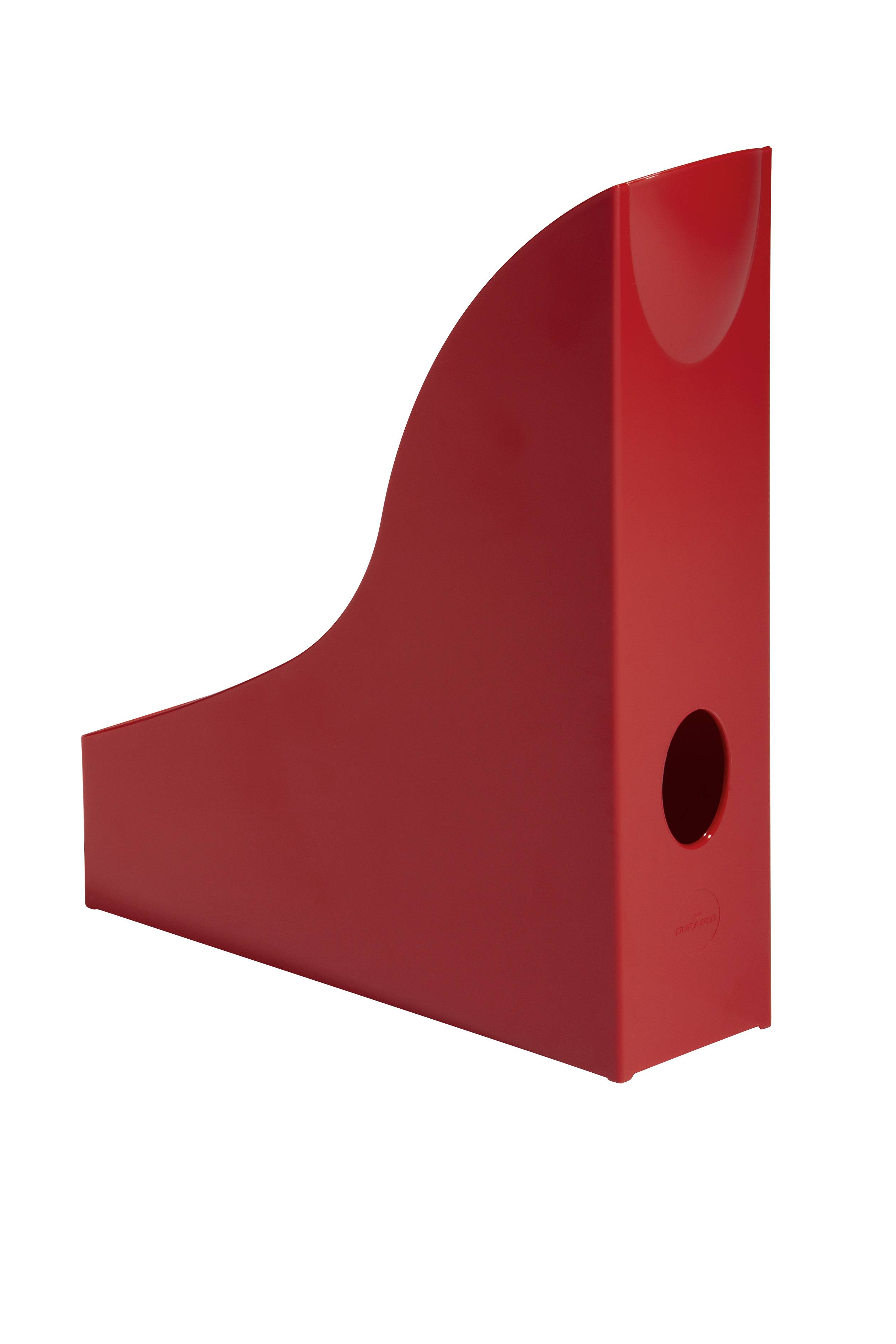 Durable BASIC Rosso (Durable Magazine File Catalogue & Brochure Storage Organiser Rack A4 Red - 1701711080)-1