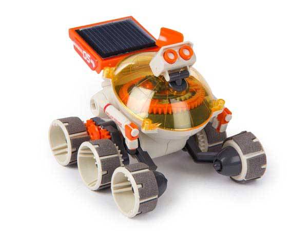Mini rover solare con 6 ruote (4 ruote motrici)-0