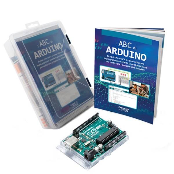 Arduino ORIGINALE + Componenti per esperimenti + Libro l’ABC di Arduino-0