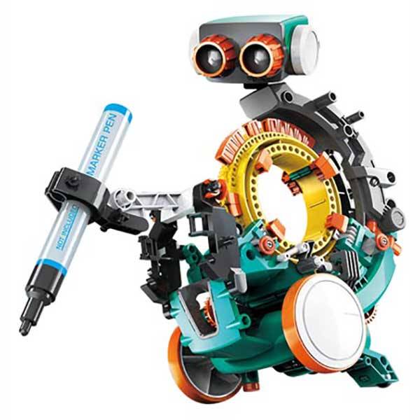 Robot con codifica meccanica in scatola di montaggio – 5 in 1-0