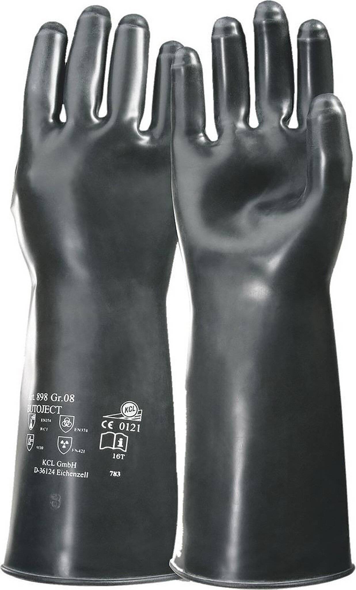 Guanti di protezione chimica Butoject®, neri, taglia 9-0