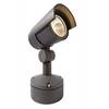 Faretto base fissaggio led 10w per esterni IP65 spot 45 gradi luce 3000k 230v