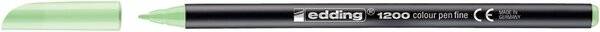 Edding 1200 Pastel Pack de 6 Rotuladores - Punta Redonda - Trazo 1mm - Tinta con