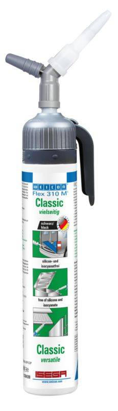 Siliconi e masse sigillanti WEICON 13304200 Flex 310 M® Classic MS-Polymer 200 ml black-0