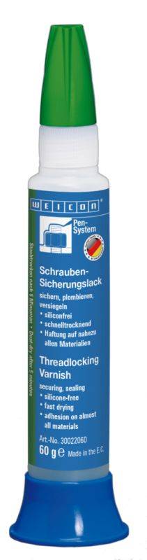 Sigillanti per viti e filetti WEICON 30022060 Threadlocking Varnish 60 g green-0