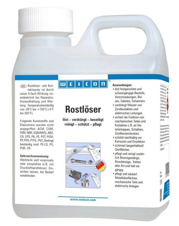 Manutenzione e pulizia generale WEICON 15150001 Rust Loosener 1 L liquid