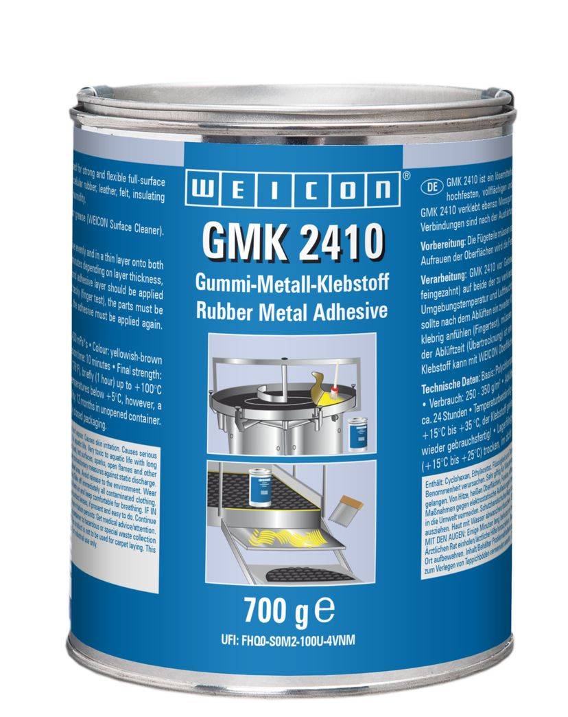 Colle speciali WEICON 16100700 GMK 2410 Contact Adhesive 700 g Rubber Metal Adhesive-0