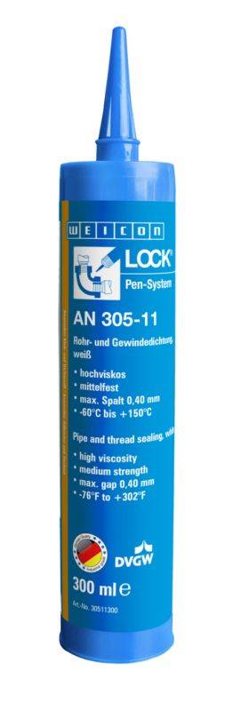Sigillanti per viti e filetti WEICON 30511300 WEICONLOCK® AN 305-11 300 ml Pipe and Thread Sealing-0