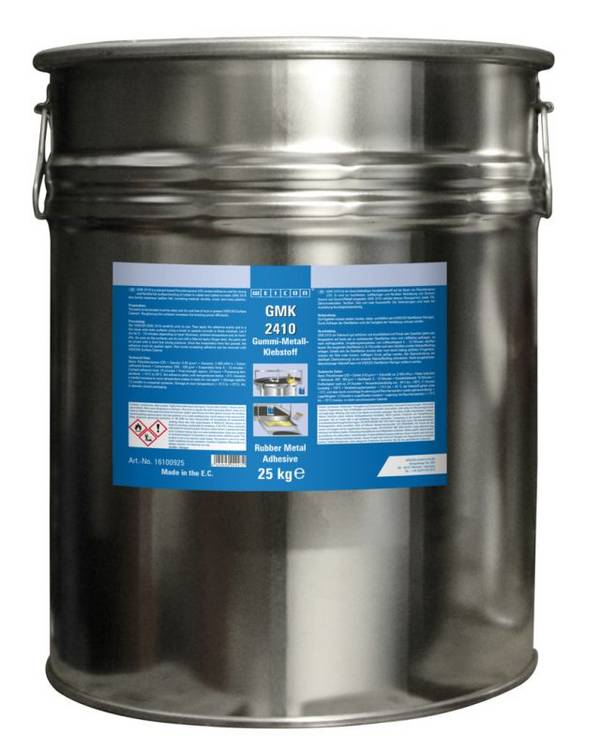 Colle speciali WEICON 16100925 GMK 2410 Contact Adhesive 25 kg Rubber Metal Adhesive 25 kg / 55.11 lb Bucket