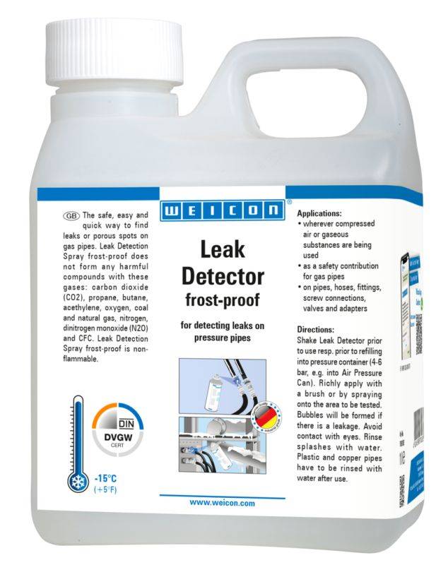 Rilevatori perdite acqua WEICON 15404001 Leak Detection frost-proof 1 L-0