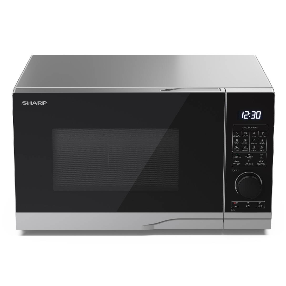 SHARP YC-PC254AE-S FORNO MICROONDE DIGITALE SHARP ITALIA - 25LT 1200 WATT GRILL-1