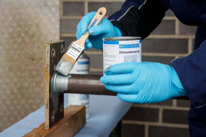 Colori tecnici WEICON 15001375 Brushable Zinc Coating 375 ml-2