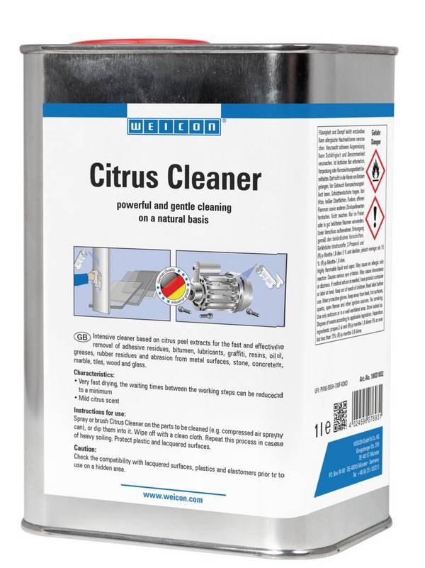 Detergenti e sgrassanti WEICON 15210001 Citrus Cleaner  1 L