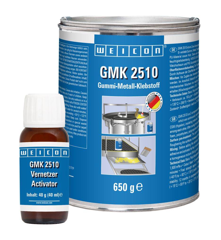 Colle speciali WEICON 16200690 GMK 2510 Contact Adhesive 690 g Rubber-Metal-Adhesive-0