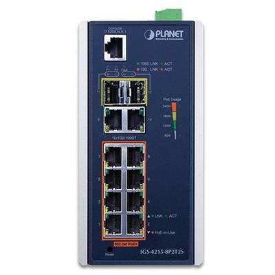 IGS-4215-8P2T2S Planet Gigabit PoE Managed Switch-1