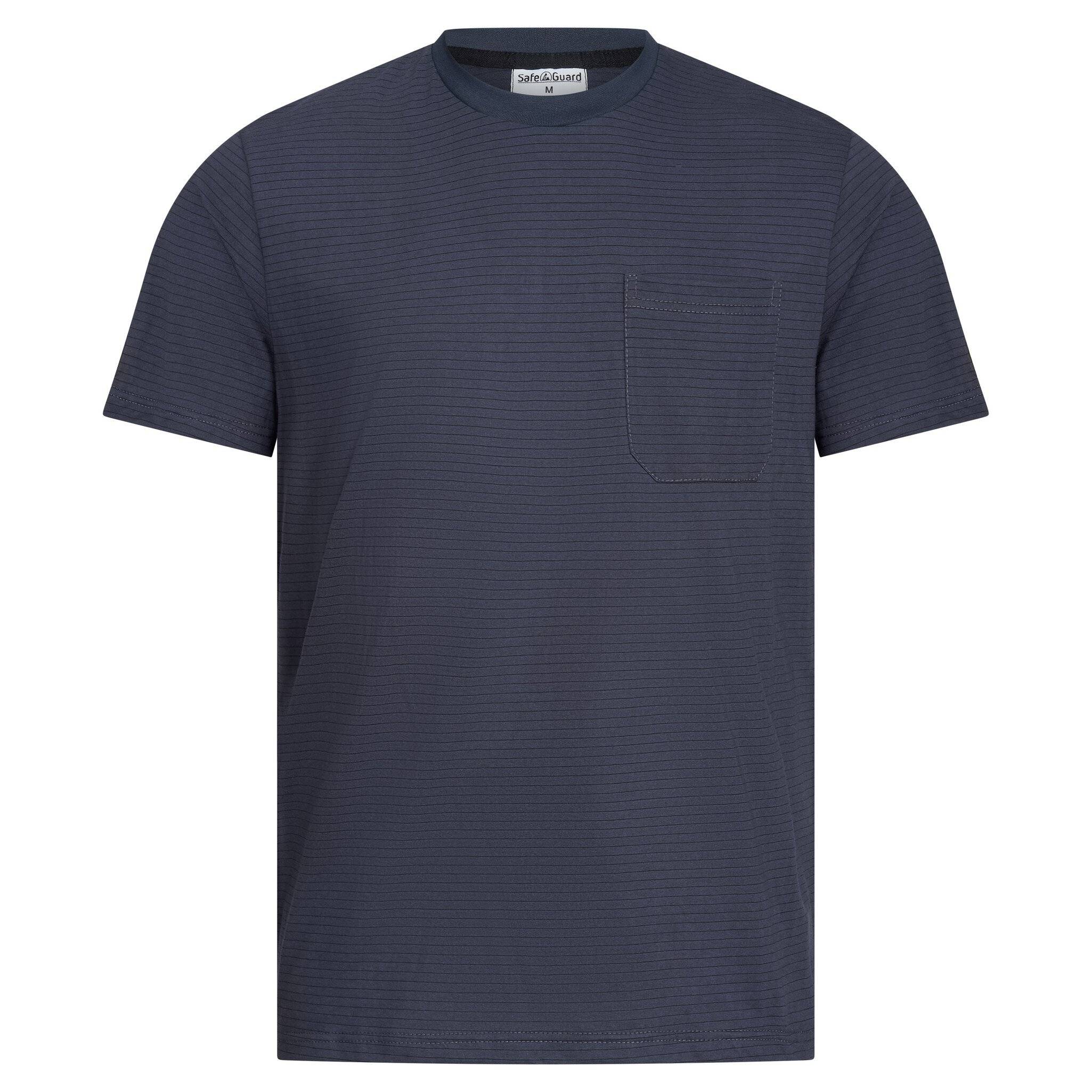 T-shirt ESD con taschino, collo rotondo, 150g/m², grigio, M-0