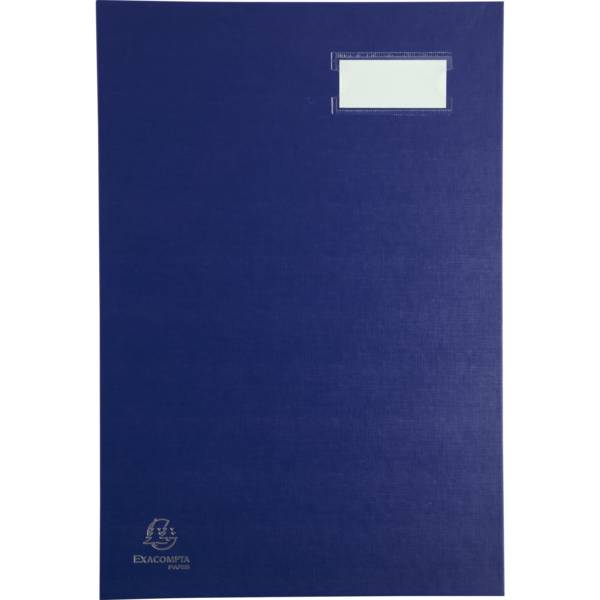 Libro Firma 20 pagine Blu 24X35cm 57022E Exacompta