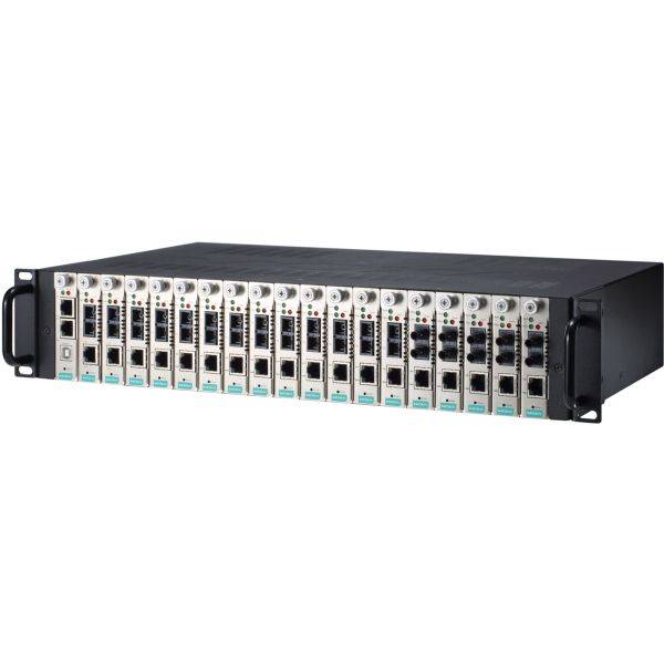 TRC-2190-DC-48V Moxa Media Converter Chassis-1