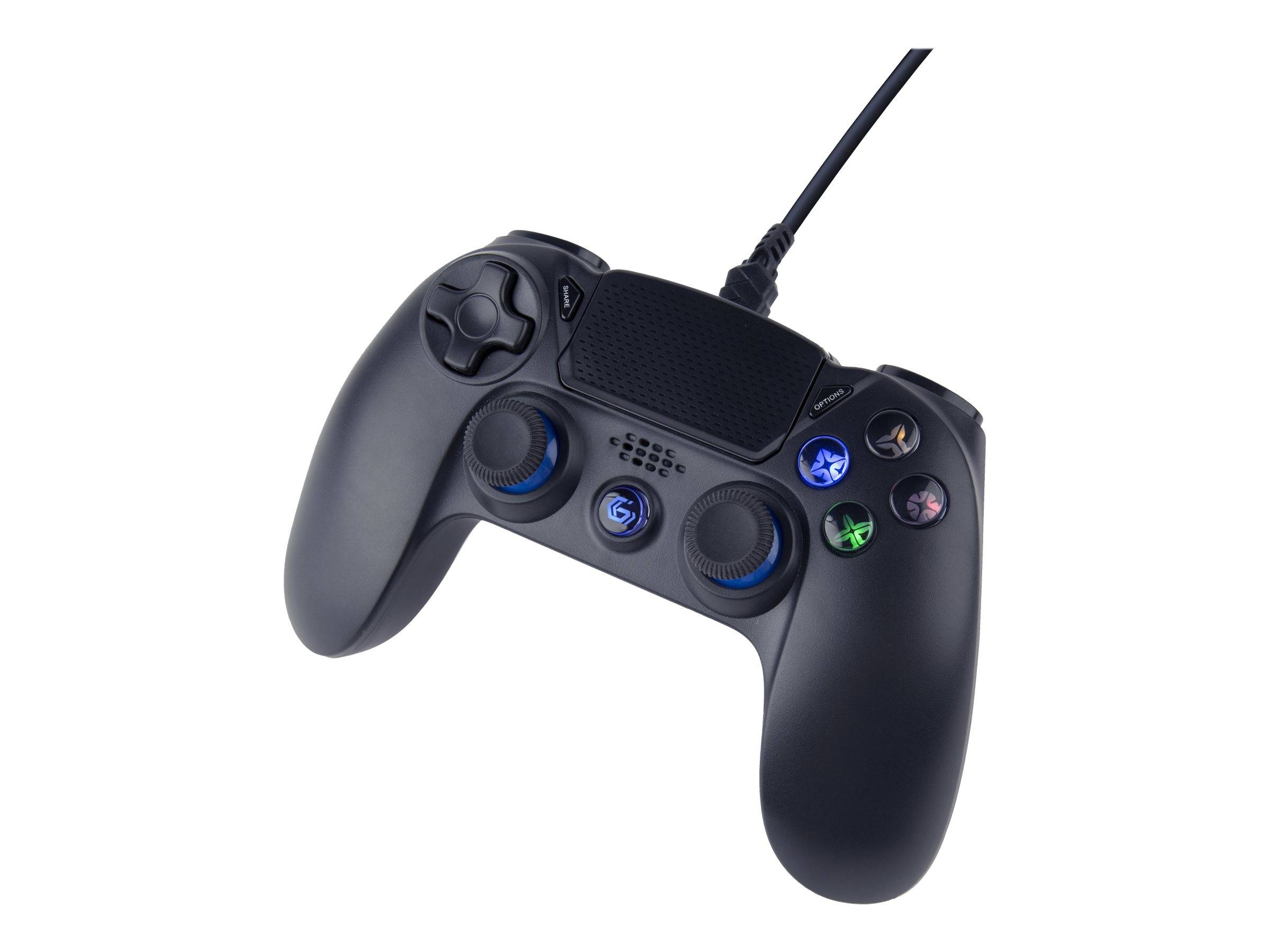 GEMBIRD JPD-PS4U-01 - Game Pad - 8 Tasten - kabelgebunden - Schwarz - für PC, Sony PlayStation 4 (JPD-PS4U-01)-0